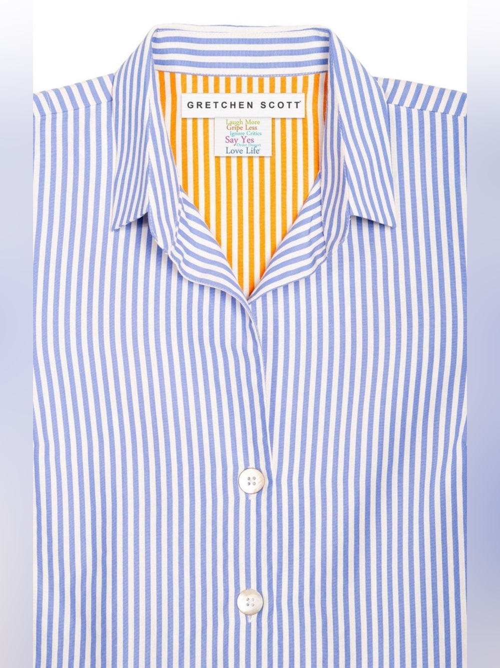 Gretchen Scott So Sweet Cotton Dress - Stripe size S pristine condition - Picture 4 of 8